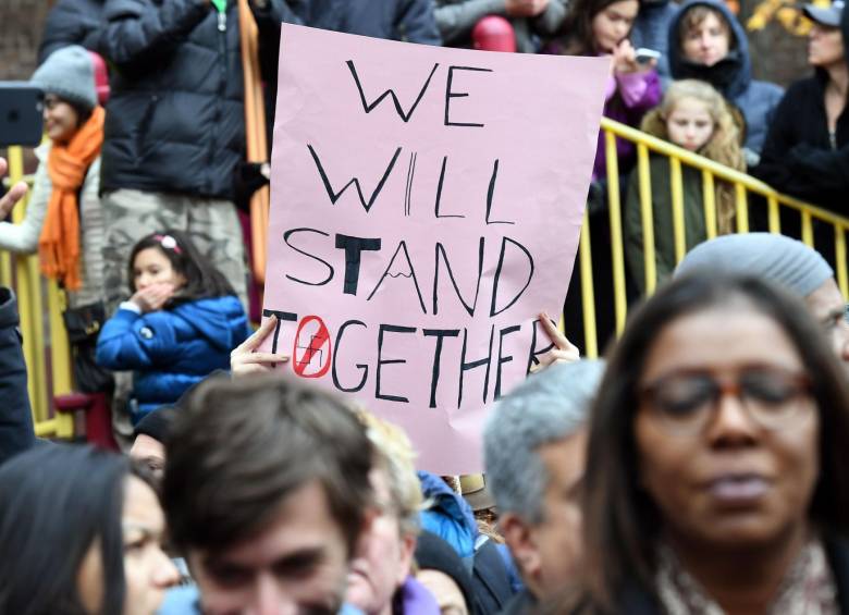 Símbolos nazis y mensajes pro-Trump en parque de Nueva York