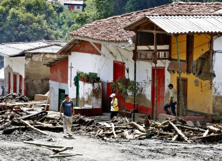 En junio de 2016 deberán estar listas las 310 viviendas que hacen parte del plan de recuperación de Salgar. FOTO JUAN ANTONIO SÁNCHEZ