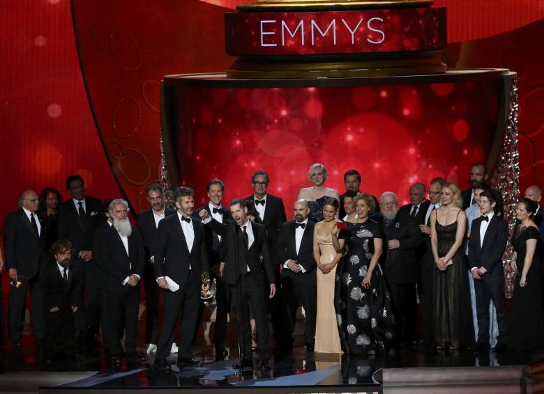 Elenco de “Game of Thrones” en la edición 68 de los premios Emmy, en Los Ángeles, California, EE.UU. FOTO REUTERS