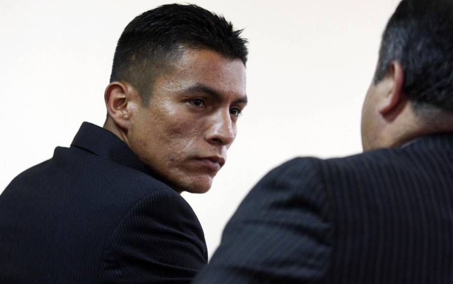 El subteniente Raúl Muñoz, militar condenado a 60 años por la muerte de los hermanos Torres, ocurrida en octubre de 2010. FOTO COLPRENSA