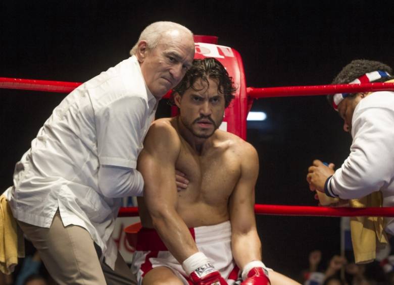 “Mano de piedra” Durán dijo estar listo para una segunda película que cuente más detalles de su vida. FOTO cortesía película