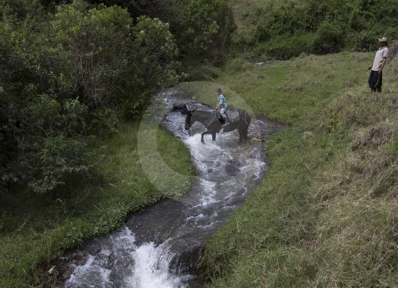 En este punto será la zona veredal de normalización de Santa Lucía. Todavía no hay trabajos allí en la zona.