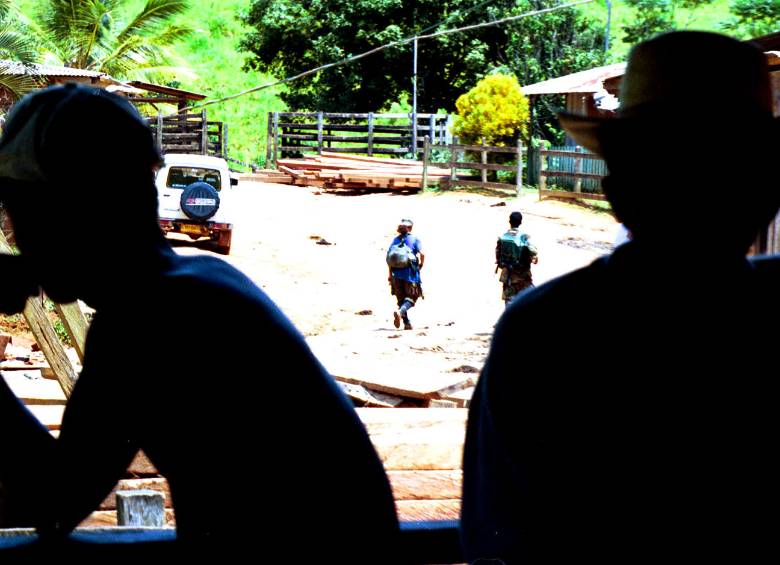 Los estudiantes anunciaron un cese de actividades en la Universidad de Antioquia, para respaldar las manifestaciones. FOTO: ROBINSON SÁENZ.