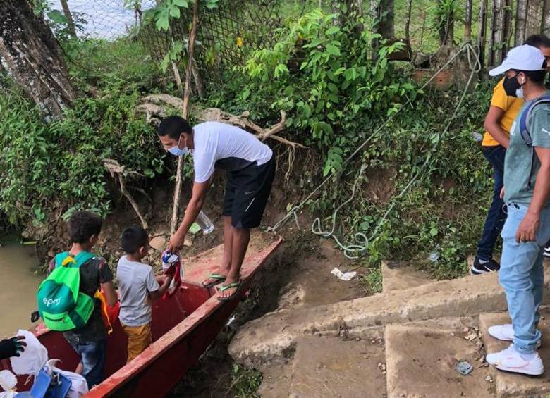 Niños, niñas y adolescentes, entre la población desplazada en Cáceres. FOTO CORTESÍA ALCALDÍA DE CÁCERES