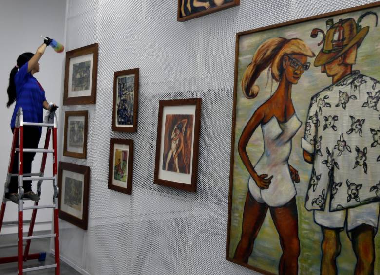 63 piezas forman la muestra de Débora Arango. Foto Juan Antonio Sánchez.