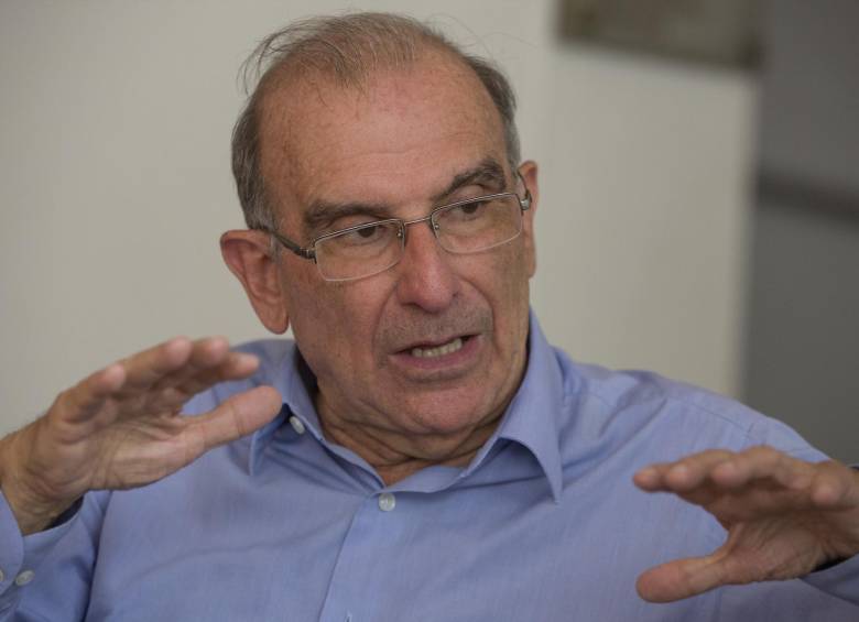 Humberto De la Calle Lombana, candidato presidencial del Partido Liberal. FOTO MANUEL SALDARRIAGA