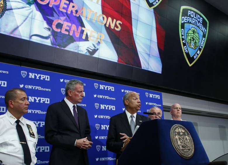 Autoridades explicaron plan de seguridad en Nueva York. FOTO AFP