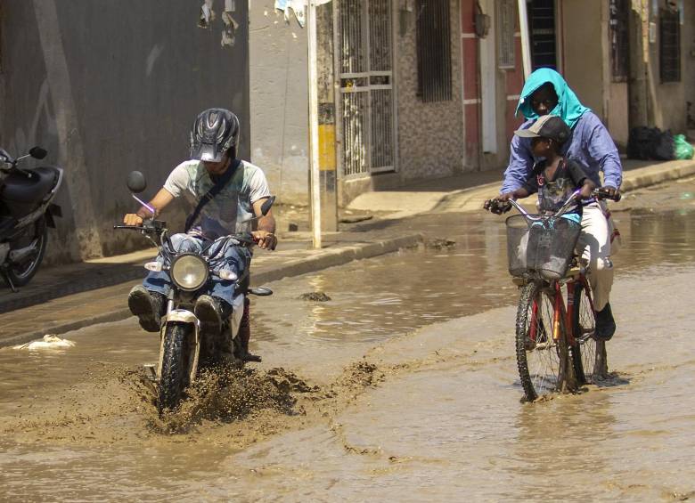 A finales del año pasado hubo problemas en Apartadó por el desbordamiento del río San Juan. FOTO ARCHIVO