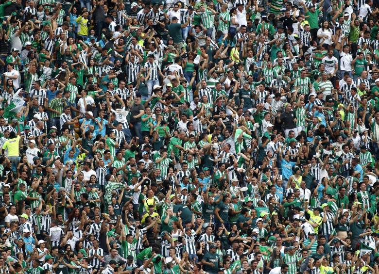 El domingo se espera buen comportamiento de los hinchas en el estadio Atanasio Girardot. FOTO Jaime Pérez