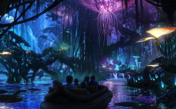 Así se verá la nueva atracción basada en la película Avatar. FOTO Disney World
