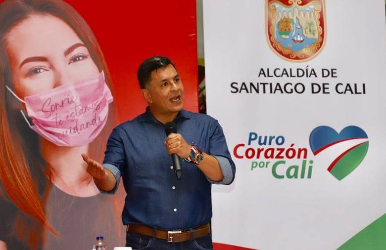 Jorga Iván Ospina, alcalde de Cali. FOTO Tomada de Twitter