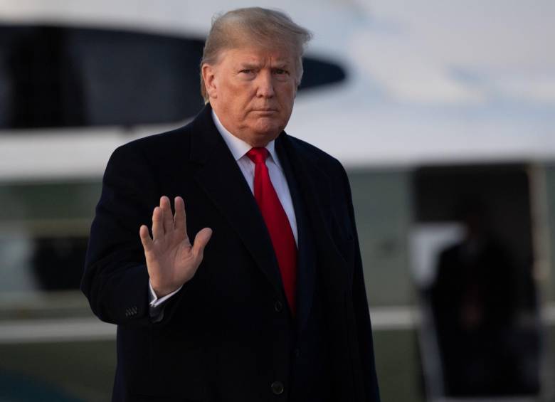 El presidente de Estados Unidos se mantiene en su posición de sacar adelante los proyectos de infraestructura. FOTO AFP