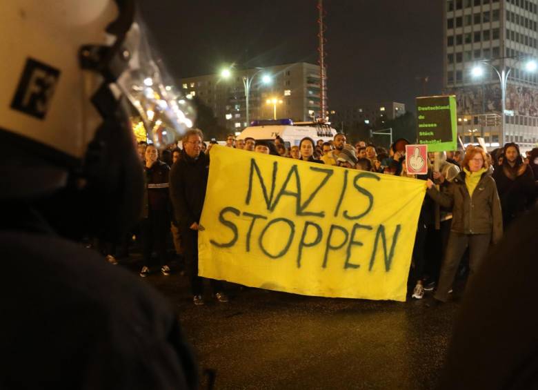 Aunque el populista AfD solo será una fuerza minoritaria en la política alemana frente a las alianzas de Merkel, ya su avance preocupa a la ciudadanía. FOTO EFE