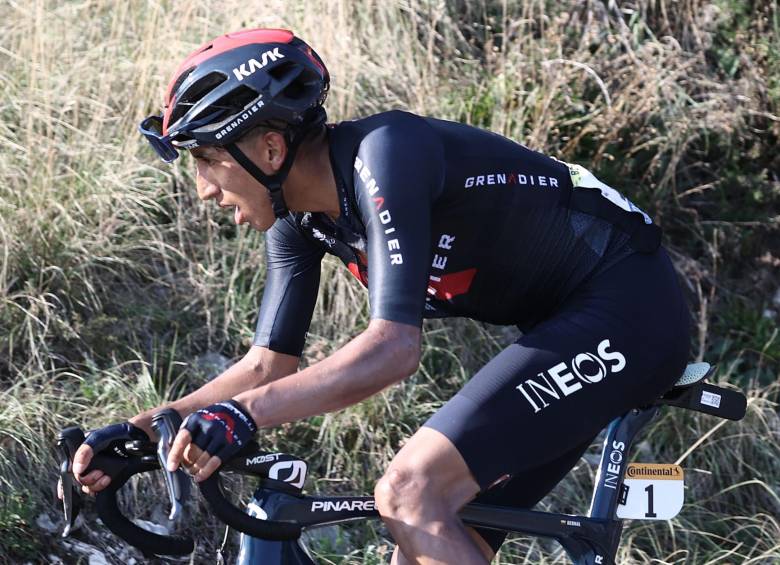 Egan Bernal ha recorrido este año 5.616 kilómetros en 34 días de competencia. FOTO AFP