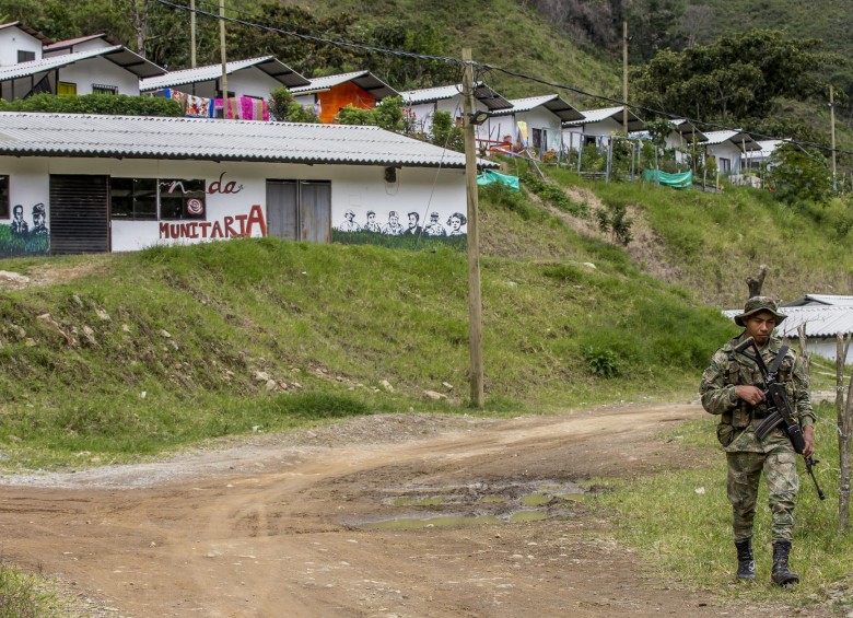 Uno de los espacios territoriales en la vereda Santa Lucía en el municipio de Ituango, Antioquia. FOTO Juan Antonio Sánchez