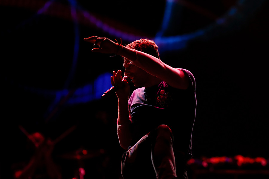 Chris Martin, líder de la banda. FOTO Colprensa