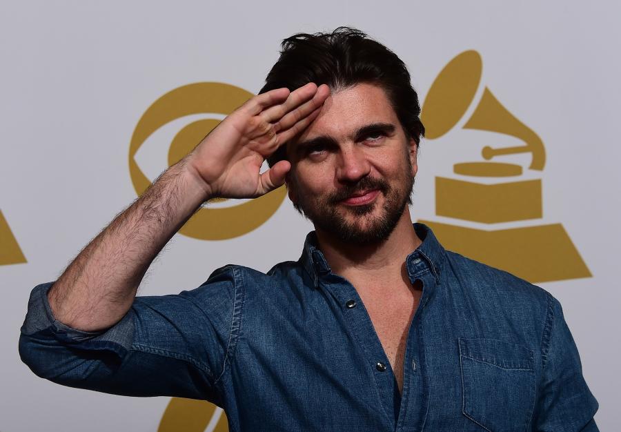 10. Con 43 años recién cumplidos, Juan Esteban Aristizábal es el artista antioqueño más reconocido en el mundo. Aquí asiste a la versión 57 de la entrega de los Premios Grammy en los Ángeles, California. Febrero 8 de 2015. FOTO AFP.