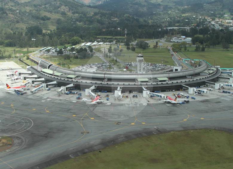 Por lo menos 24 vuelos tuvieron retrasos en Rionegro. FOTO ARCHIVO ROBINSON SÁENZ