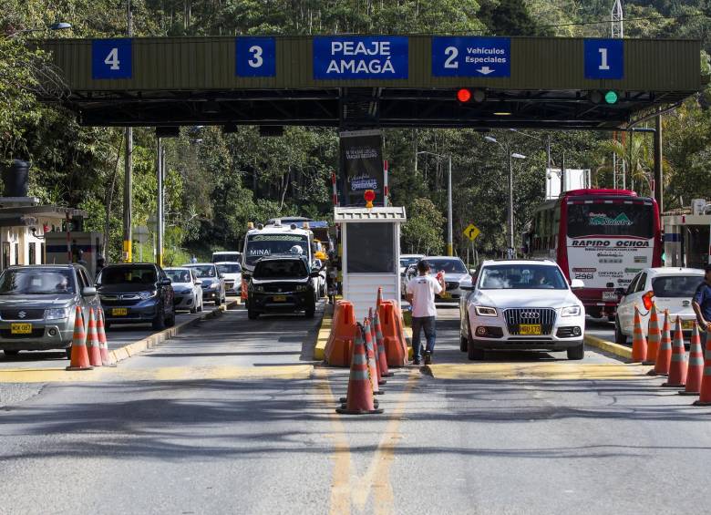 ANI implementará tarifas diferenciales en el peaje de Amagá. Foto: Julio César Herrera Echeverri.
