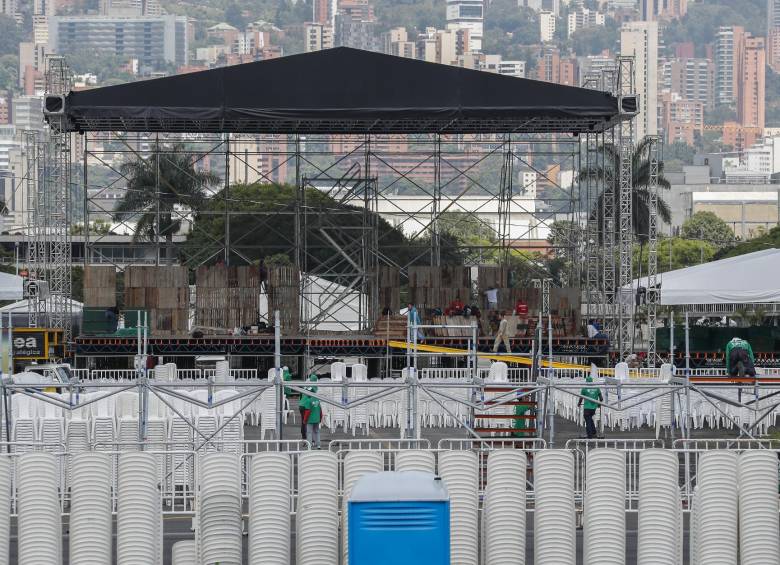 Acompañado de 2.150 sacerdotes, el Papa Francisco celebrará la misa campal desde las 10 a.m. de mañana, hasta las 12:00 del medio día. FOTO róbinson sáenz