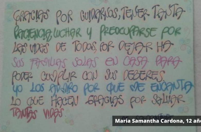 “Gracias por enseñarme a ser fuerte”
