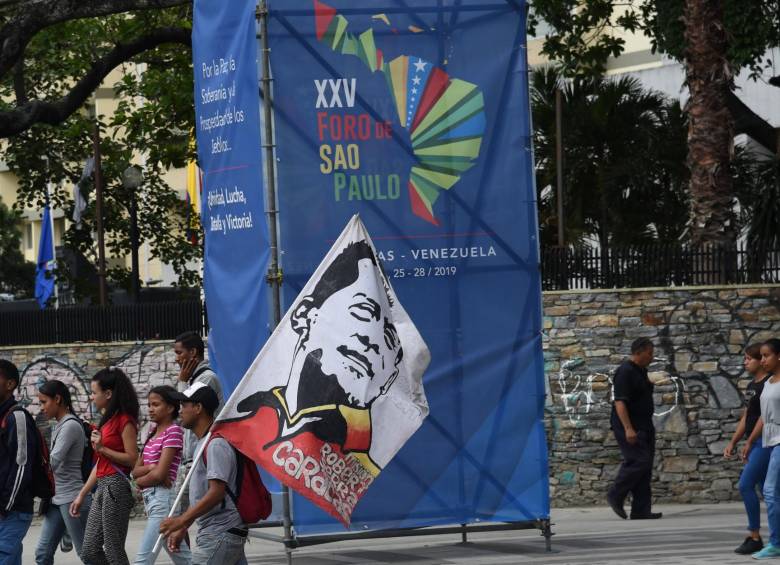 Este encuentro de militantes de izquierda se realiza anualmente en un país diferente. Recibe su nombre por la primera ciudad que celebró el primer encuentro en 1990 en Brasil. FOTO AFP