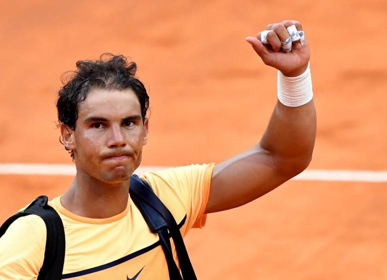 Nadal, a pesar de su derrota se mostró satisfecho al ver recuperar su nivel poco a poco. FOTO AFP
