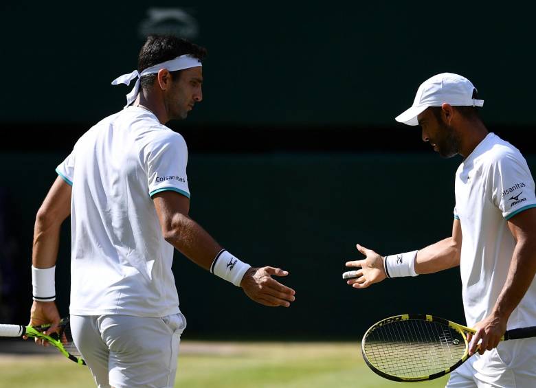 Esta es la segunda final de Grand Slam que disputarán los colombianos desde que son dupla. La primera fue en 2018 en Australia. FOTO AFP