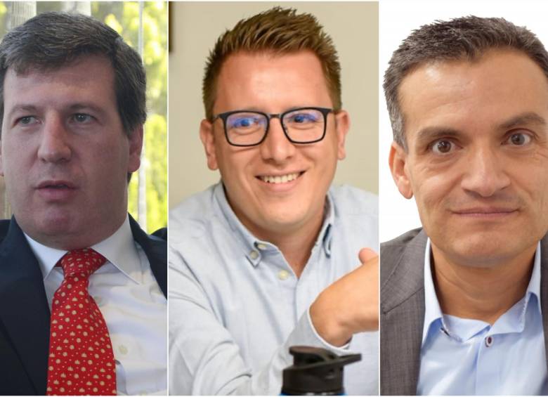 Juan Carlos Archila, CEO de Claro, Alejandro Arias, secretario de Desarrollo Económico y Darío Amar, vicepresidente Innovación y Tecnología en EPM son miembros de la nueva junta de Ruta N.