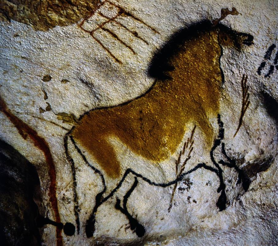 En 1983 se abrió al público una reproducción de Lascaux, llamada Lascaux II, que se encuentra en la misma colina que la gruta real, y exhibe el 90 por ciento de las pinturas de la cueva original. Foto: Getty