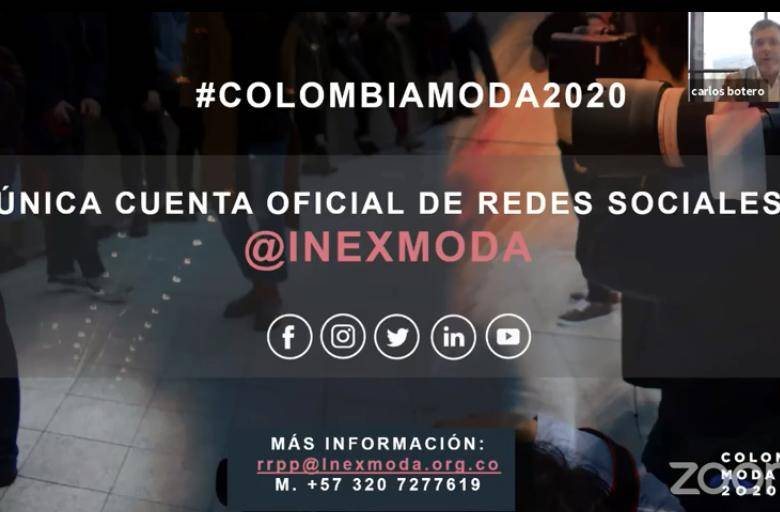 Después de 30 ferias en vivo en Plaza Mayor, las actividades de Colombiamoda 2020 serán virtuales. Foto tomada de Inexmoda