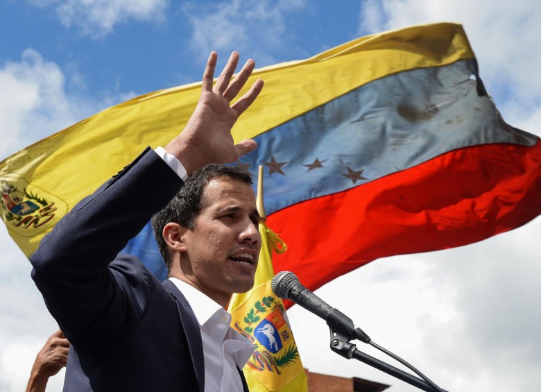 Carlos Holmes Trujillo, canciller de Colombia, reconoce a Juan Guaidó como presidente encargado de Venezuela. Foto: Afp
