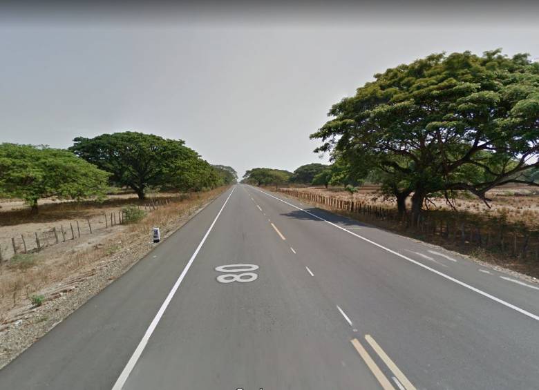 Vía que de Cesar conduce a La Guajira. FOTO GOOGLE STREET VIEW