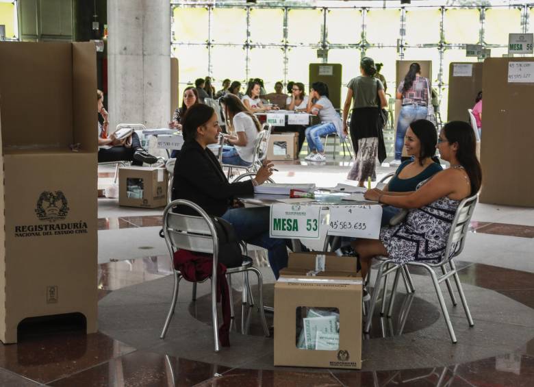 Las elecciones serán el 27 de octubre. La Registraduría confirmó que el diseño de los tarjetones para la Alcaldía y Gobernación estarán entre el 20 y 25 de agosto. FOTO Archivo Róbinson Sáenz