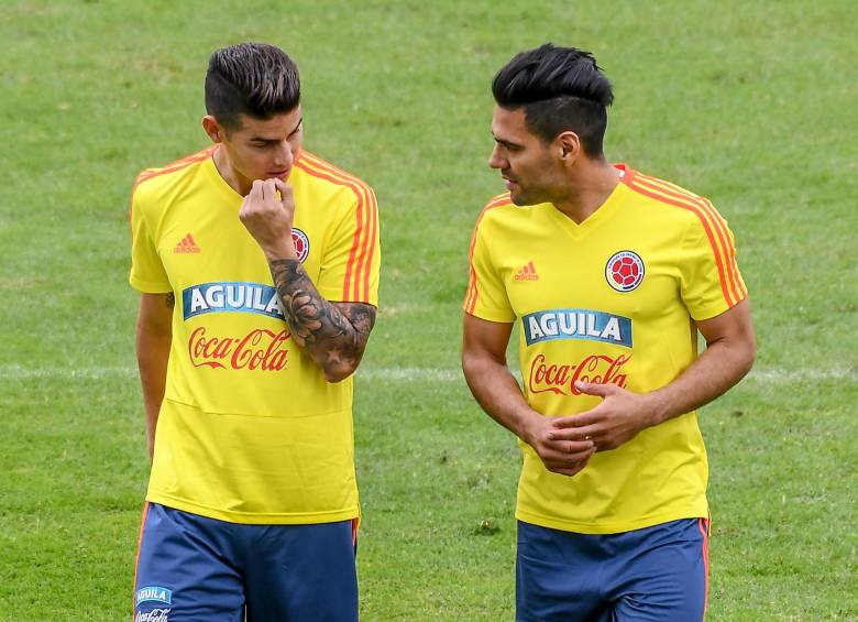 James Rodríguez y Radamel Falcao se marcharon del país antes de los 18 años y la liga colombiana no pudo disfrutar de su talento. FOTO afp