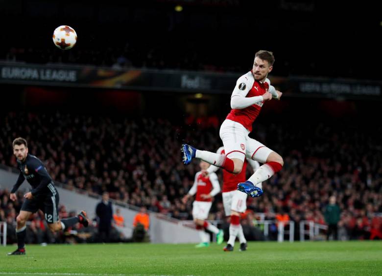 Gol de Ramsey. FOTO REUTERS