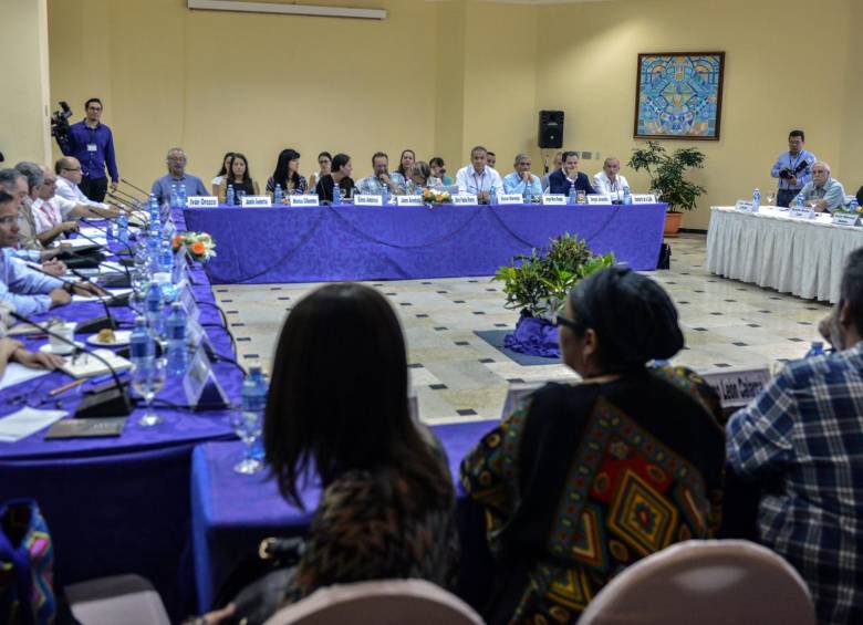 La Comisión Histórica del Conflicto Armado y sus Víctimas en Colombia inició este lunes la presentación de sus informes finales. FOTO AFP