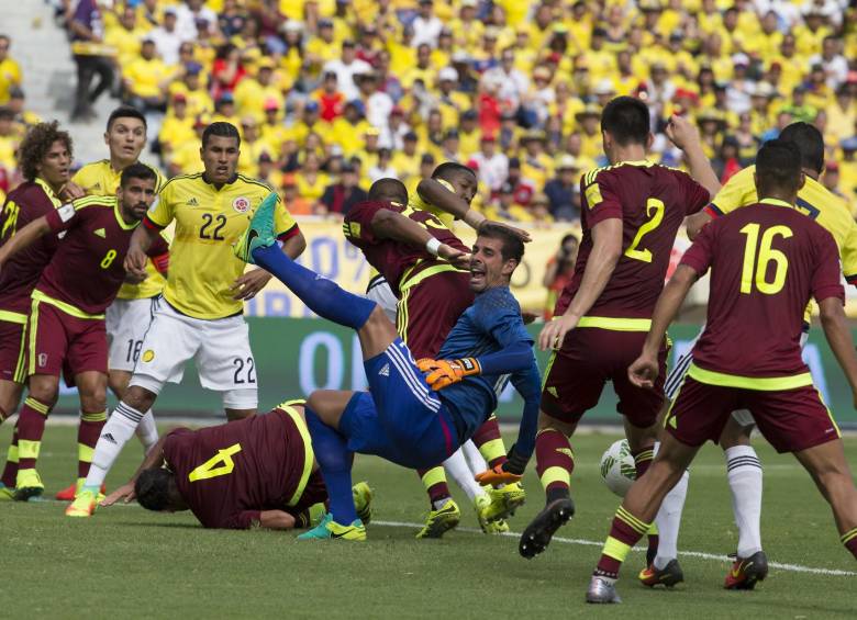 Eliminatorias al Mundial de Rusia 2018, partido de Colombia vs Venezuela en el estadio Metropolitano de Barranquilla. Foto: Juan Antonio Sánchez Ocampo