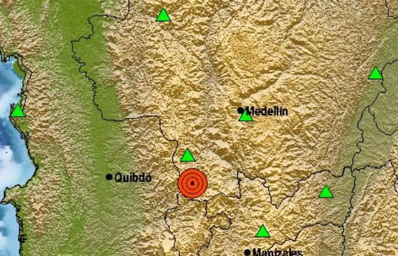 Nuevo temblor en Andes, Antioquia