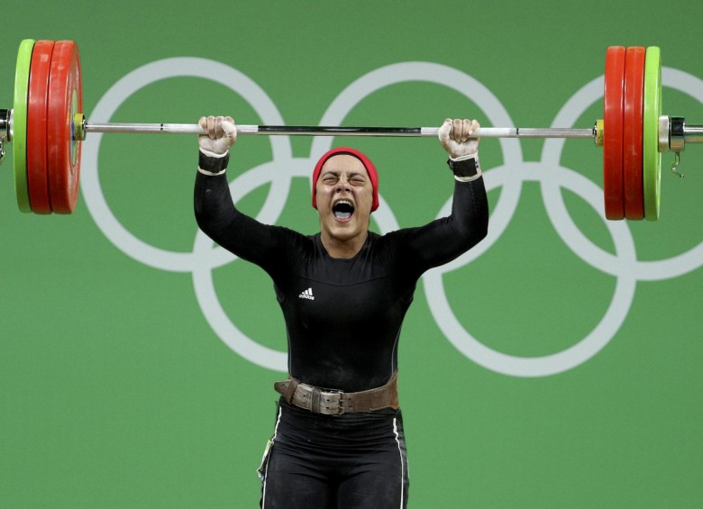 Sara Samir, de 18 años, se convirtió en la primera mujer en la historia de Egipto en ganar una medalla olímpica.FOTO REUTERS