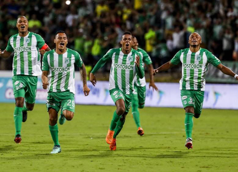 Gonzalo Castellani marcó el penalti definitivo para poner a Nacional en la final. FOTO: JAIME PÉREZ