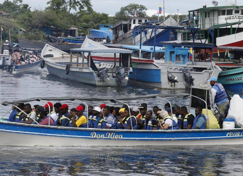 Del puerto del Waffe, en Turbo, salen diariamente turistas para Capurganá, Acandí, Sapzurro, Triganá. También, barcos para Riosucio y Quibdó (Chocó), por el río Atrato. FOTO juan antonio sánchez