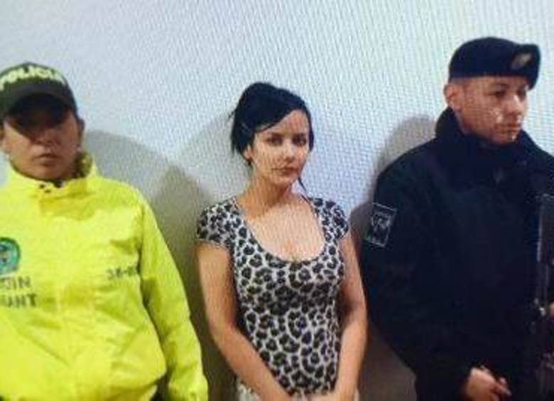 Martha Cecilia Madrid, alias ‘La Jefa’, cuñada de Darío Úsuga, alias ‘Otoniel’, un supuesto pastor protestante y dos testaferros. FOTO CORTESÍA