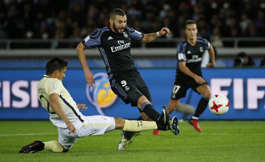 Benzema abrió el marcador luego de un gran pase de Toni Kroos. FOTO REUTERS