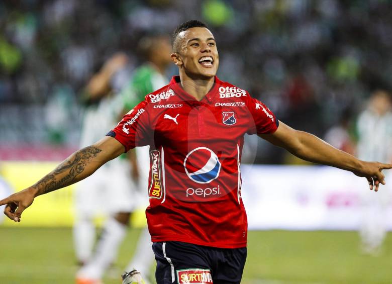 Leonardo Castro anotó doblete en la goleada del DIM 0-5 al Cartagena. FOTO JAIME PÉREZ