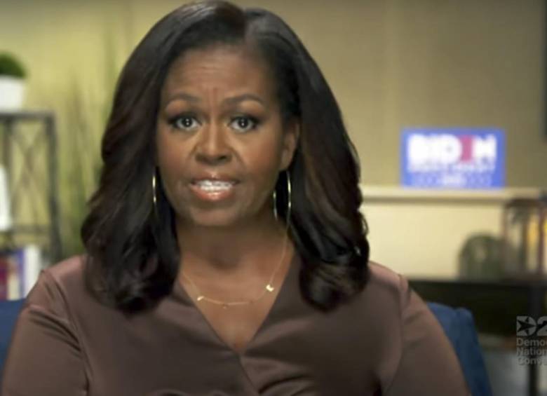 Michelle Obama apoyó la candidatura de Joe Biden a la presidencia de Estados Unidos. FOTO: EFE