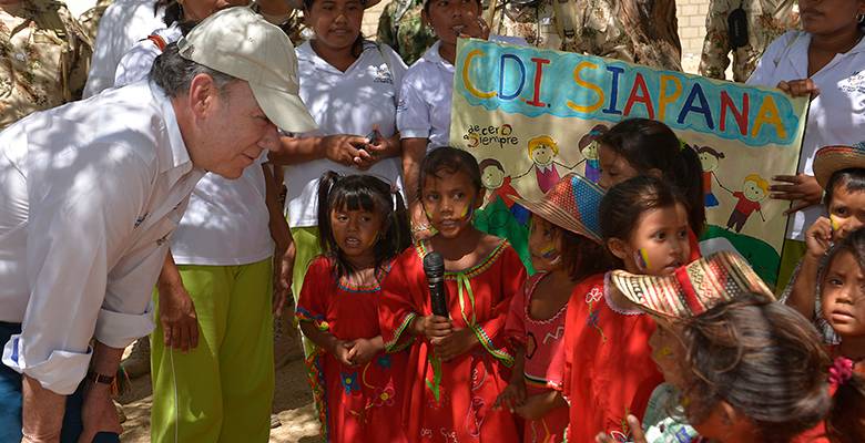  El plan busca garantizar que los niños tengan alimentos en cantidad y calidad suficientes, así como acceso al agua potable y que se haga un censo. FOTO COLPRENSA