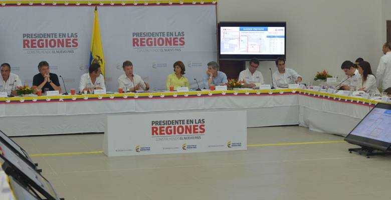 Para el presidente, la decisión de su homólogo estadounidense Barack Obama de enviar un delegado al proceso de paz, es reflejo de los avances en los diálogos. FOTO PRESIDENCIA