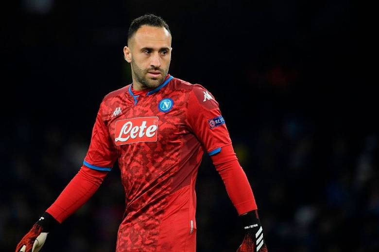 El arquero antioqueño regresó a la nómina titular del Nápoles que igualó con Milan, por la fecha 32 de la Liga Italiana. FOTO Getty