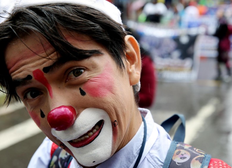 La desaparición de los circos en el país en una de las mayores preocupaciones de los payasos. EFE